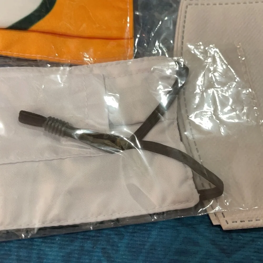 6/$20 New set/2 Green Bay Packers face masks